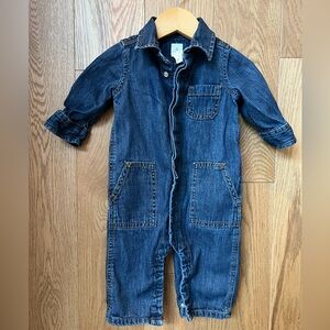 Baby Gap Chambray Coveralls